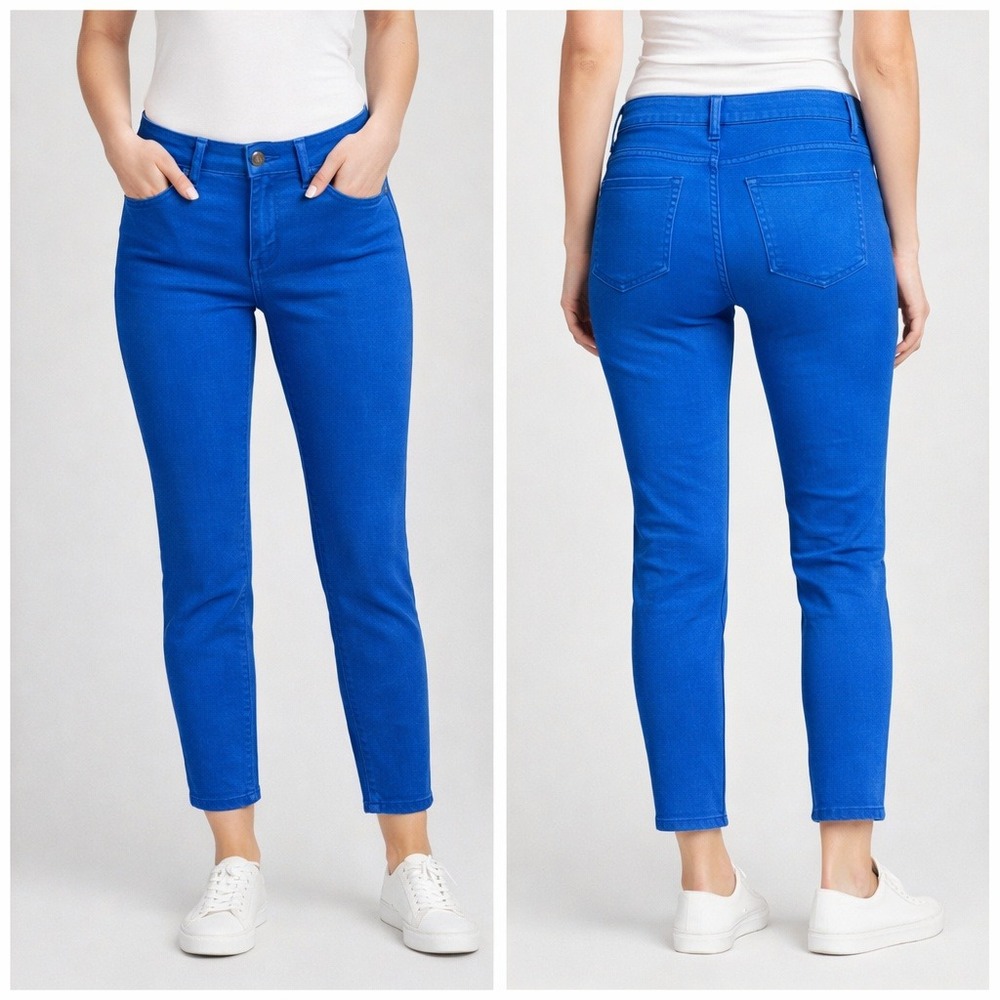 J.Crew Toothpick Skinny Jeans Womens 33 Blue Stretch Denim Pants 77088 SP13